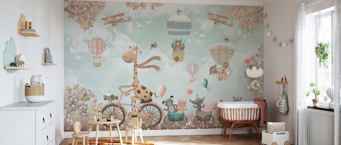 PHOTOWALL / Adventure On A Bicycle Green (e95210)