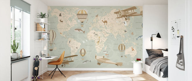 PHOTOWALL / Explorer Map - Green (e95230)