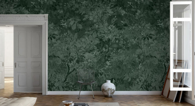 PHOTOWALL / Aesthetic Mural Leaves - Green (e95362)