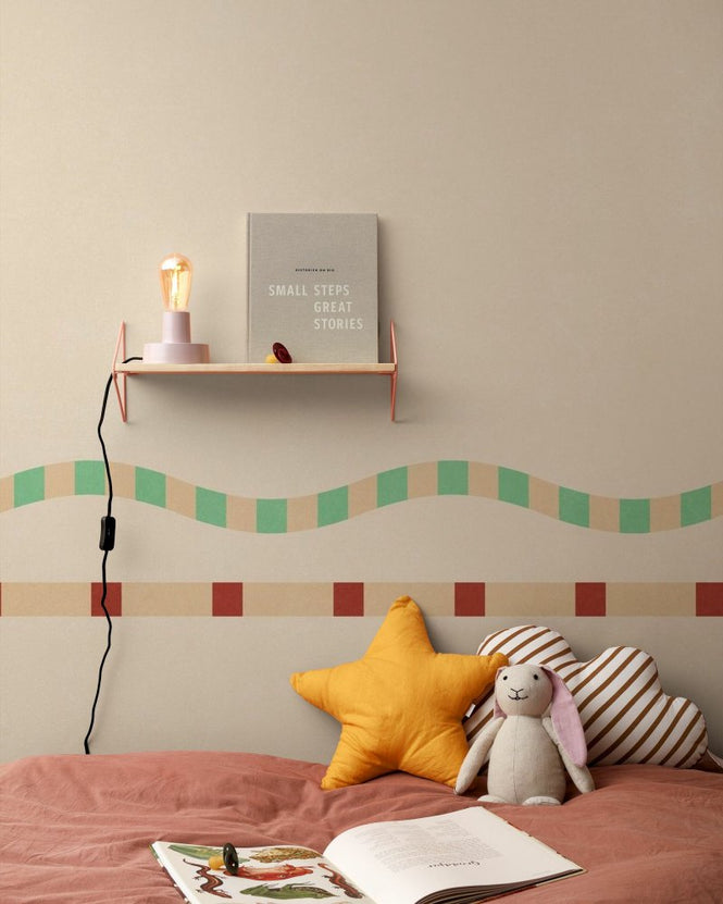 PHOTOWALL / Wavy and Linear Pattern - Beige (e96097)