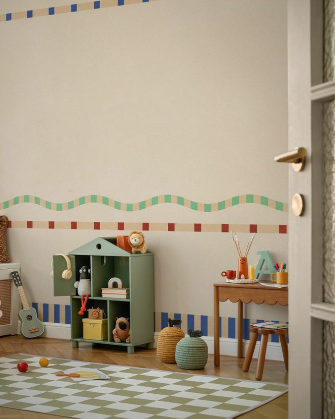 PHOTOWALL / Wavy and Linear Pattern - Beige (e96097)