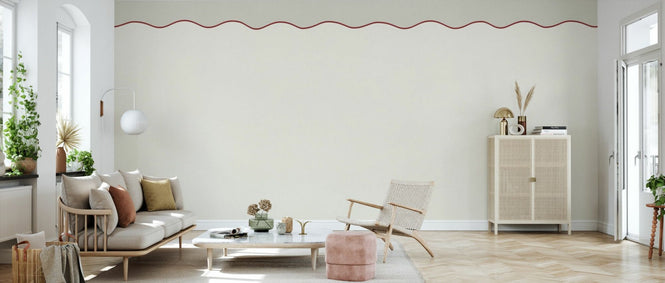 PHOTOWALL / Simple Wave Wall - Sage (e96419)