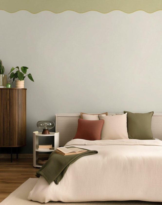 PHOTOWALL / Simple Wave Wall - Tan (e96421)