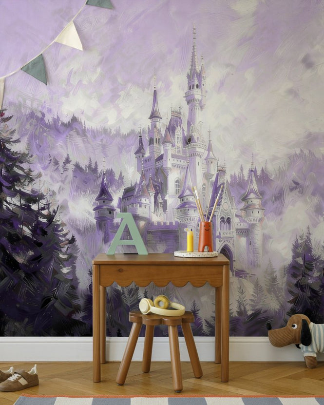 PHOTOWALL / Fairy Castle - Lavander (e96888)
