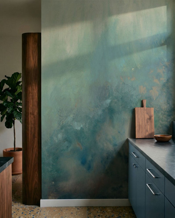 PHOTOWALL / Elemental Flow - Teal (e97100)