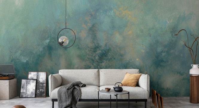 PHOTOWALL / Elemental Flow - Teal (e97100)