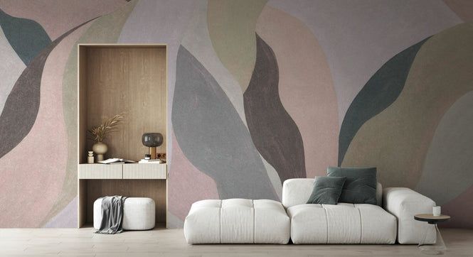 PHOTOWALL / Elegant Flow - Blue Grey (e97106)