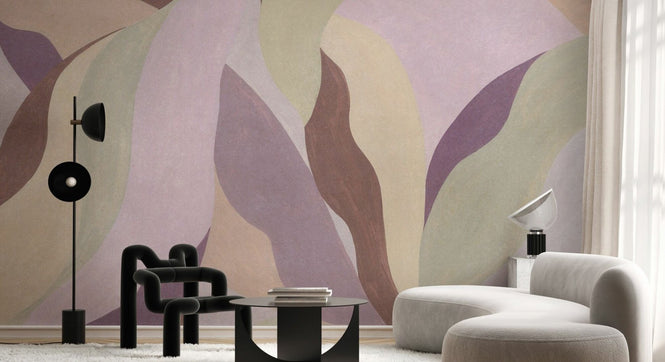 PHOTOWALL / Elegant Flow - Dusty Rose (e97108)
