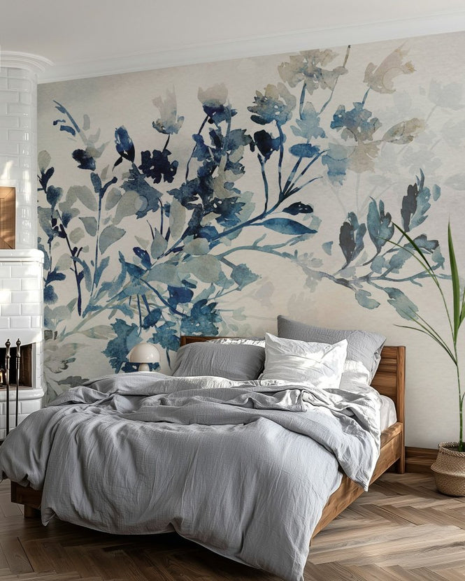 PHOTOWALL / Blue Botanicals (e97110)