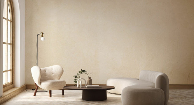 PHOTOWALL / Cream Concreted Wall (e97113)