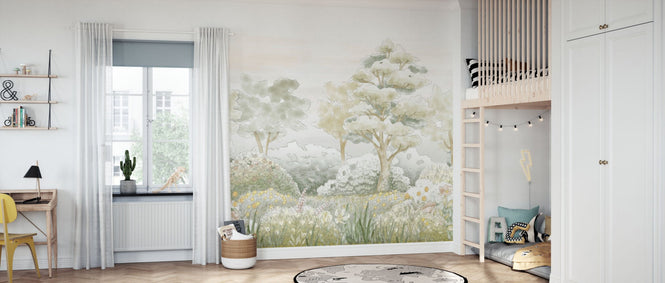 PHOTOWALL / Serene Meadowlands - Sage Mist (e97174)