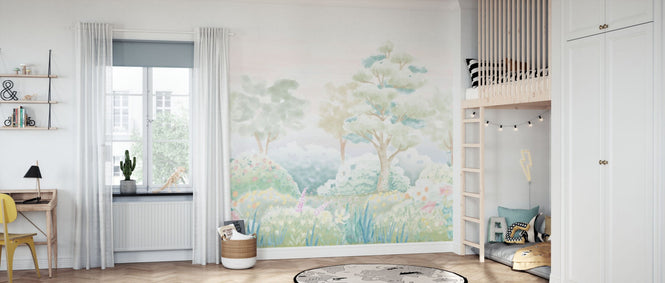 PHOTOWALL / Serene Meadowlands - Mist (e97177)