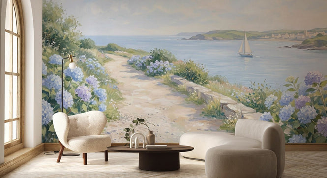 PHOTOWALL / Floral Coastal Path (e97215)