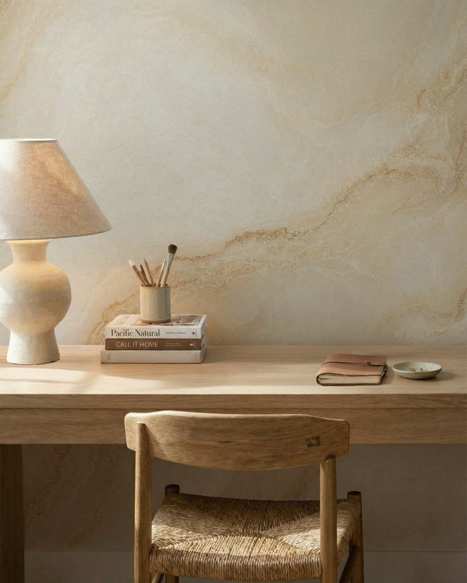 PHOTOWALL / Fibonacci Interior - Marble Drift (e97526)