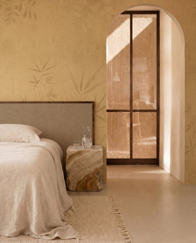 PHOTOWALL / Bamboo Wall - Yellow (e97701)