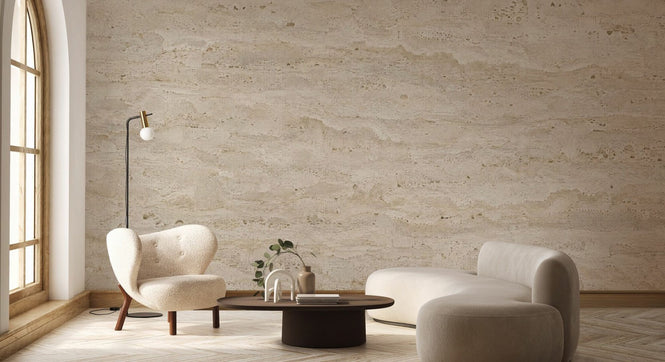 PHOTOWALL / Travertine Stone Waves (e98158)