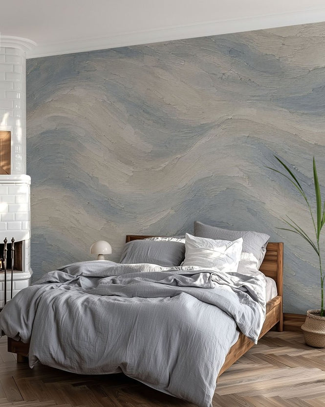 PHOTOWALL / Abstract Wave Plaster (e98174)
