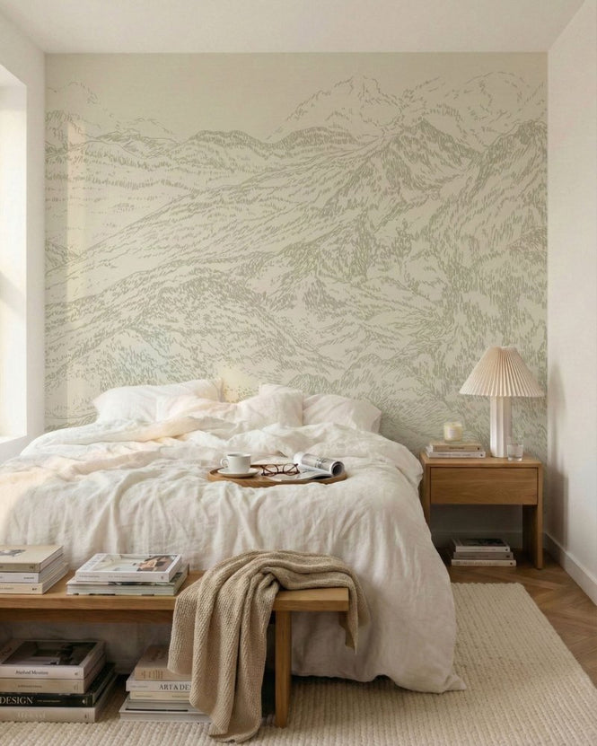 PHOTOWALL / Horizons - Chalky Sage (e98200)
