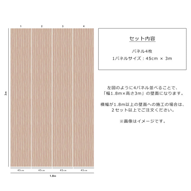 House of Hackney / ARTIST'S STRIPE Sakura & Astrantia【4パネル1セット】