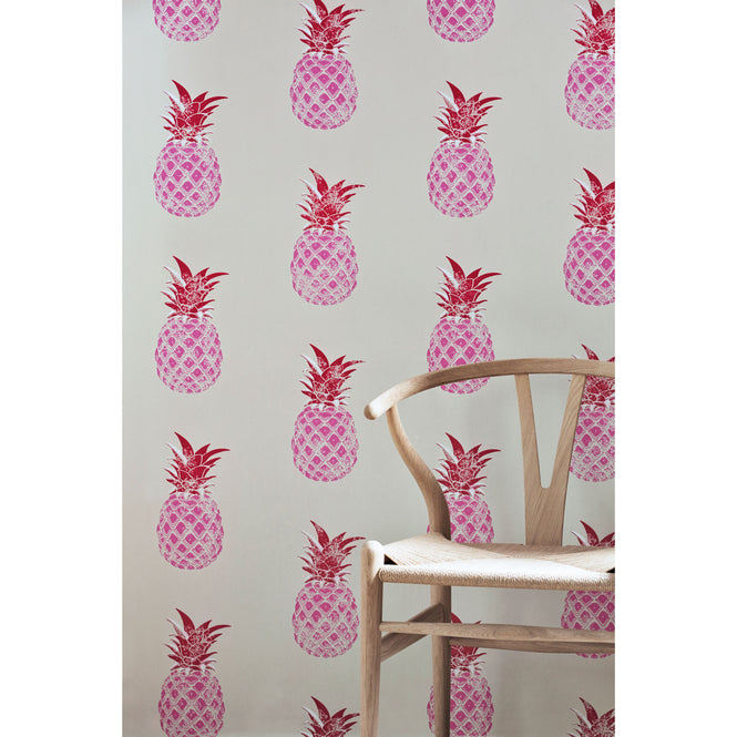 【A4サンプル】Barneby Gates / WALLPAPER BOOK VOL Ⅲ / Pineapple Red/Pink BG1200201