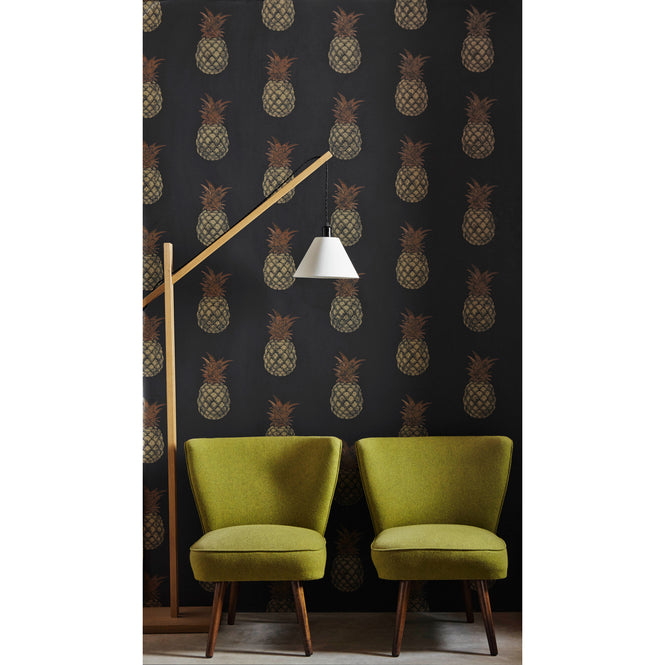 Barneby Gates / WALLPAPER BOOK VOL Ⅲ / Pineapple Charcoal BG1200202