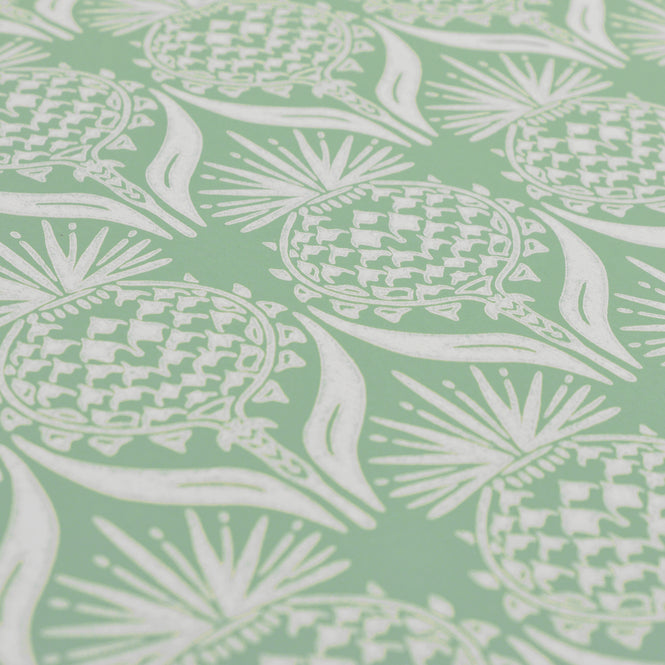 【A4サンプル】Barneby Gates / WALLPAPER BOOK VOL Ⅴ / Artichoke Thistle Spring Green BG1900202