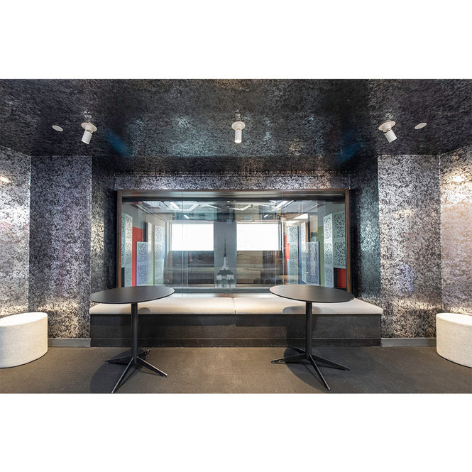 輸入壁紙 Andy Warhol / CROWD (Where's Warhol) / Licorice on Chrome Mylar (single roll)