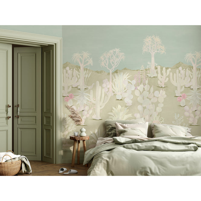 Sian Zeng / Desert Mural Wallpaper / Green Sand 【3パネル1セット】