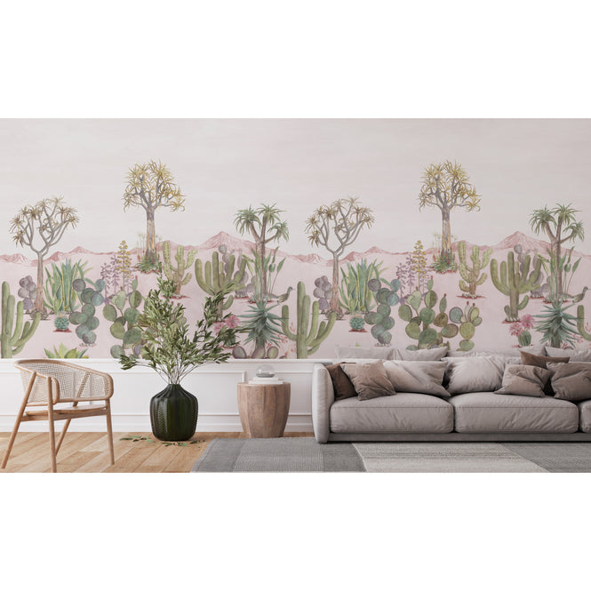 Sian Zeng / Desert Mural Wallpaper / Pink Sand 【3パネル1セット】