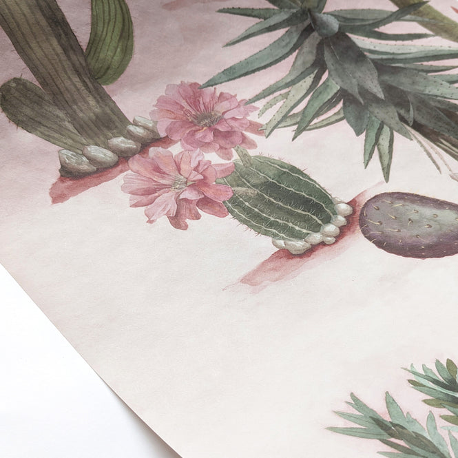 Sian Zeng / Desert Mural Wallpaper / Pink Sand 【3パネル1セット】