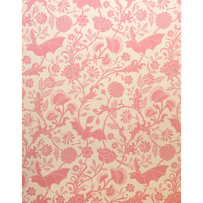 輸入壁紙 Flavor Paper / ELYSIAN FIELDS / Antique Pink On Oatmeal Clay Coated paper
