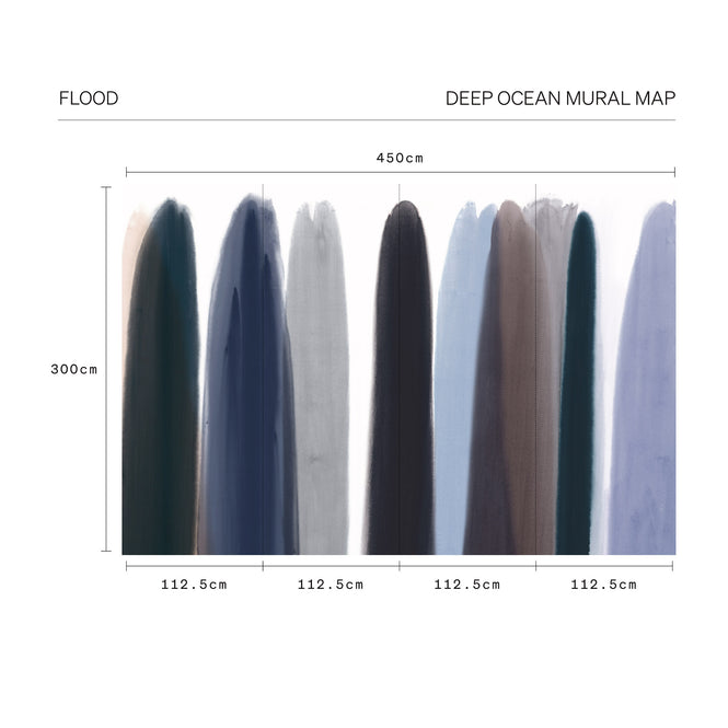 輸入壁紙 Thatcher / FLOOD / Deep Ocean FL-DOCN-T2PVCF WALPAサイズ (W450cm x H300cm)
