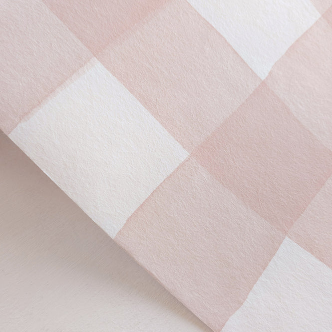 輸入壁紙 Sian Zeng / Gingham Wallpaper / Pink GINGHAMP
