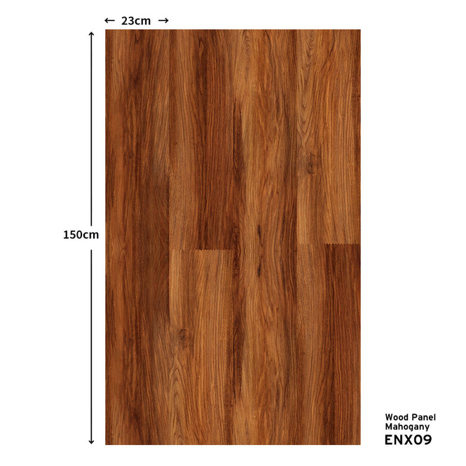 マステ感覚で貼る壁紙 【EASY WALL TAPE®︎】NLXL / Wood Panel Mahogany ENX09