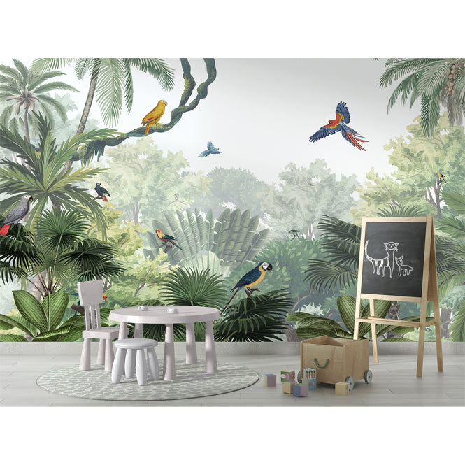 KIKKI BELLE / Canopy Jungle Natural W13305