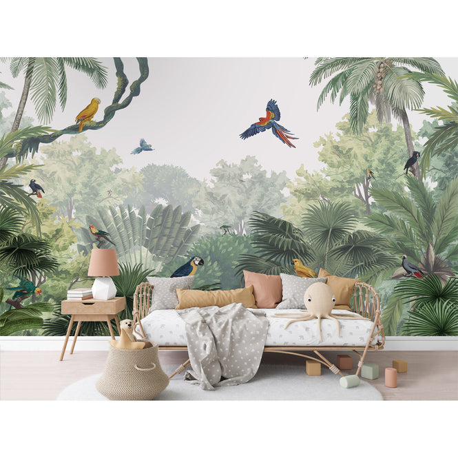 KIKKI BELLE / Canopy Jungle Natural W13305