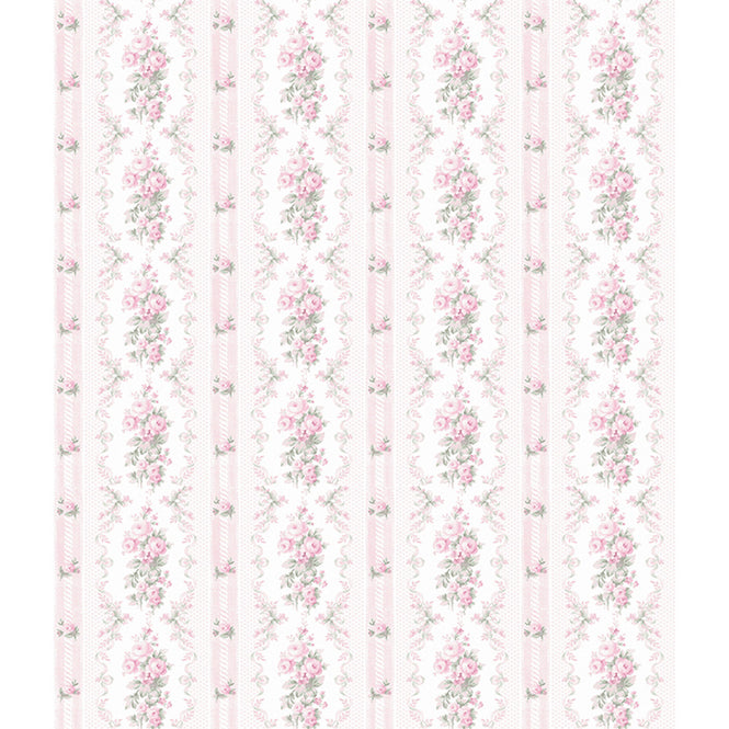 【限定数】はがせる シール 壁紙 NU WALLPAPER / Pink Parfait Dreamy Days Peel and Stick Wallpaper / LFS6111