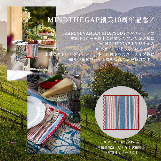 輸入壁紙 MINDTHEGAP / TRANSYLVANIAN RHAPSODY / KERSCHDORF Plaid carrot WP30280