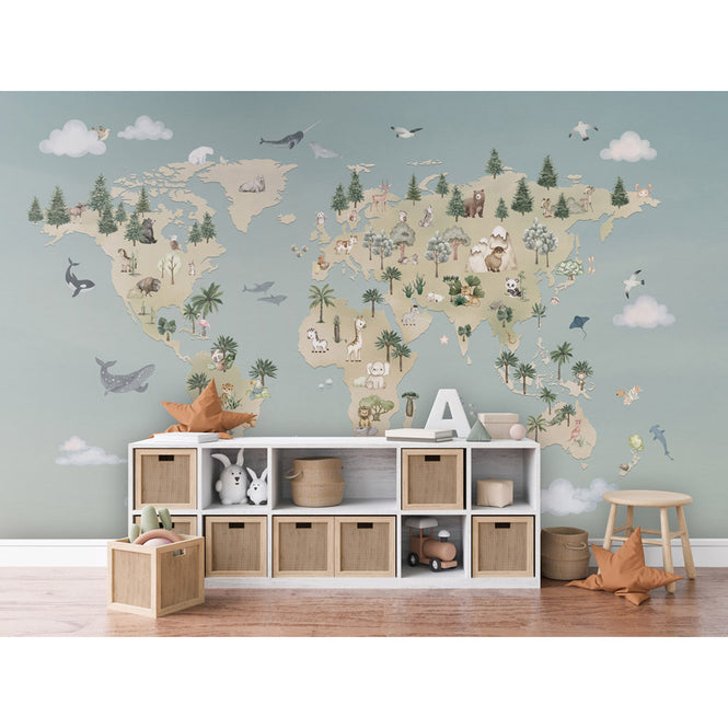 Oliver Robins / Animal Atlas - blue W17733