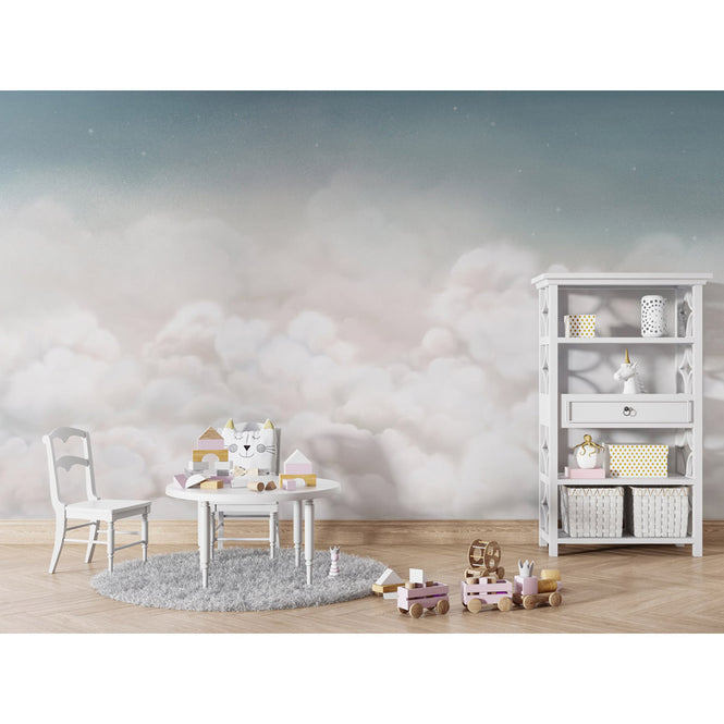 Oliver Robins / Calming Clouds - blue W17740