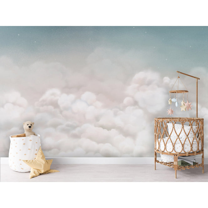 Oliver Robins / Calming Clouds - blue W17740