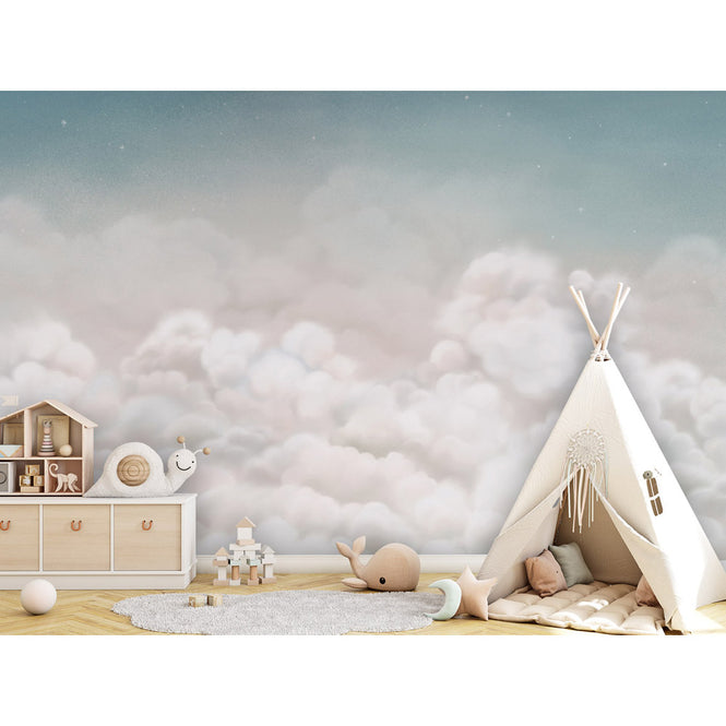 Oliver Robins / Calming Clouds - blue W17740