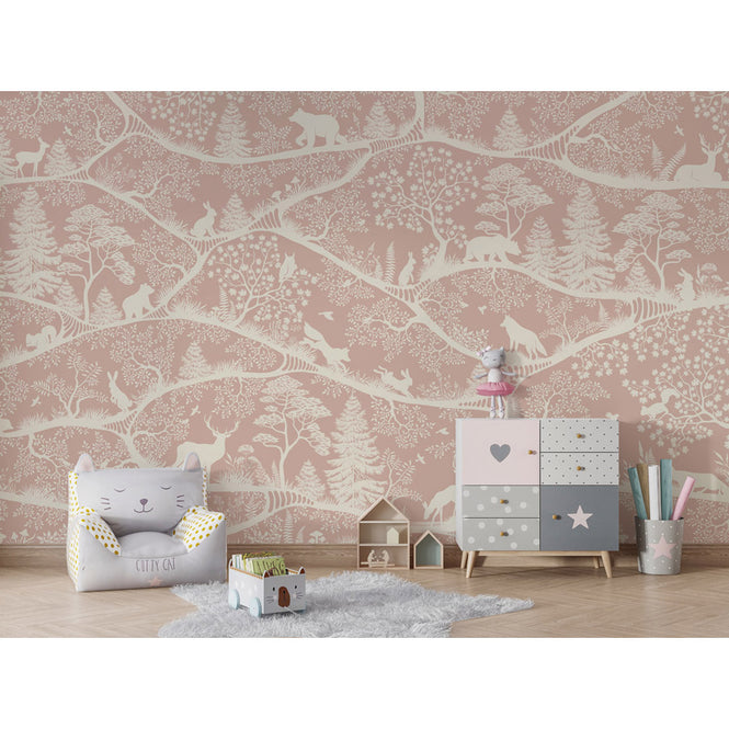 Oliver Robins / Nordic Nature - pink white W17763