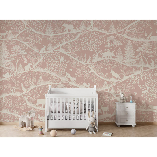 Oliver Robins / Nordic Nature - pink white W17763
