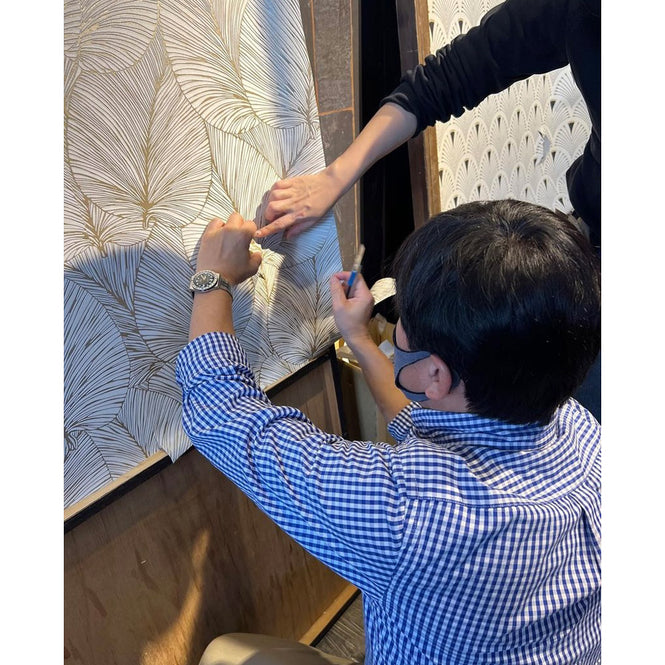 ③14:30~ WALLPAPER MUSEUM WALPA / OSAKA ワークショップ 「プライベートレッスン！初心者・親子・賃貸OK！はじめての輸入壁紙貼り方教室」