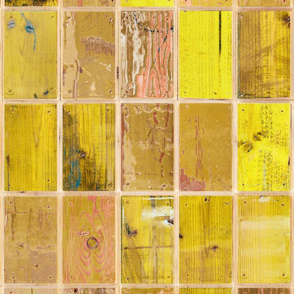 Waste Tiles Wallpaper by Piet Hein Eek / Yellow PHE-23