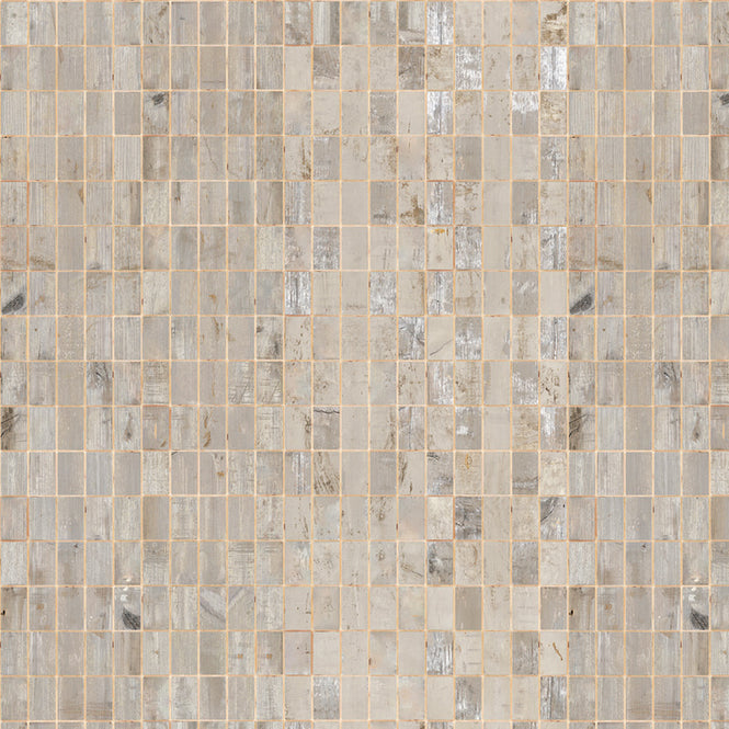Waste Tiles Wallpaper by Piet Hein Eek / Grey PHE-24
