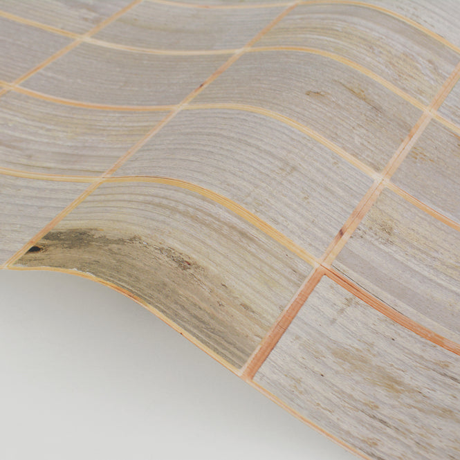 Waste Tiles Wallpaper by Piet Hein Eek / Grey PHE-24