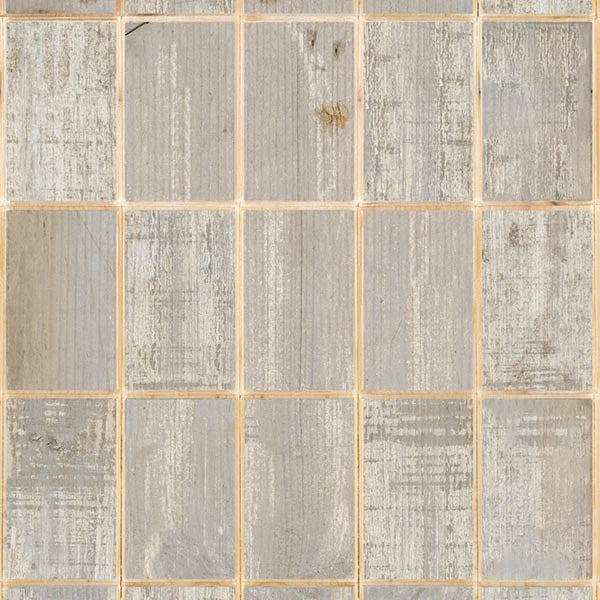 Waste Tiles Wallpaper by Piet Hein Eek / Grey PHE-24