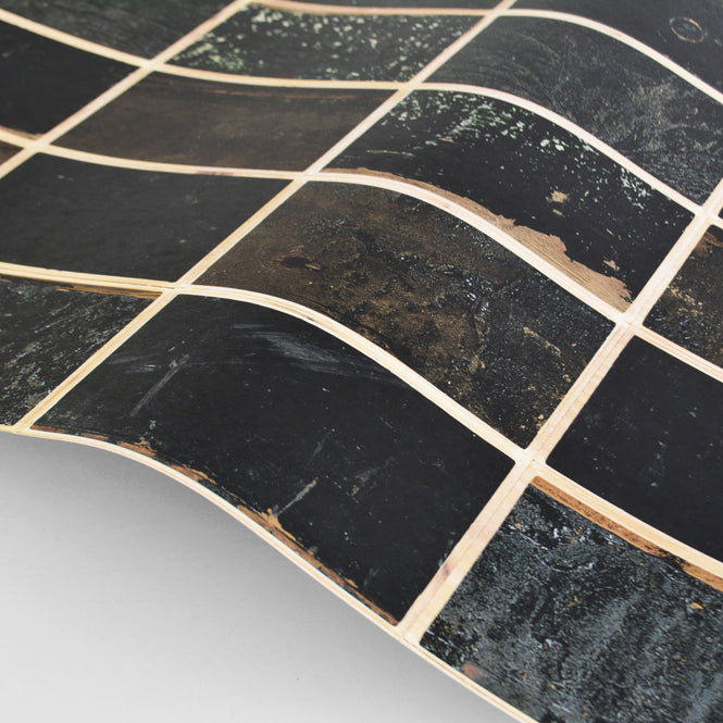 Waste Tiles Wallpaper by Piet Hein Eek / Black PHE-25